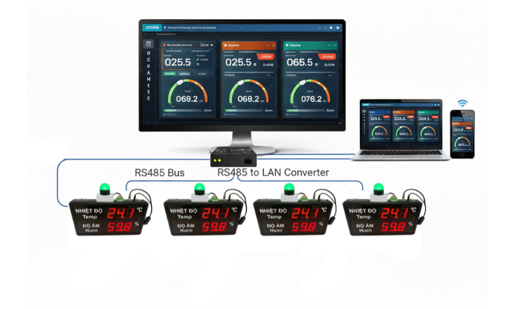 Temperature and Humidity Sensor for Industrial Applications | AT-THMT-L