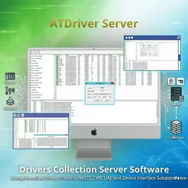 ATDriver server communication driver platform for industrial control systems